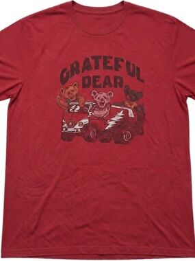 HOMAGE Red Crewneck Graphic Tee